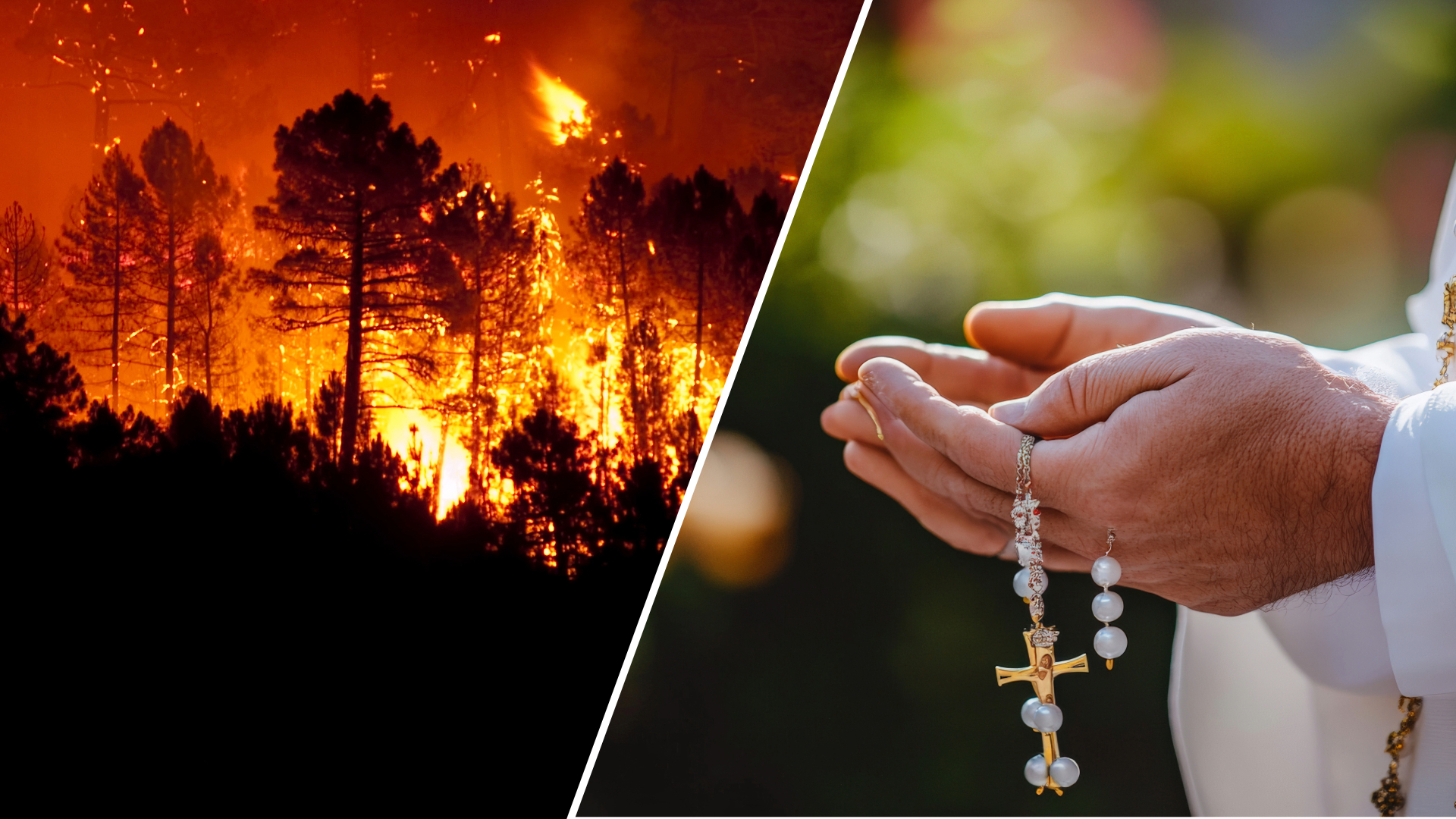 Prayer Focus: Fire in the Carolinas; Pope Francis on the mend